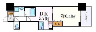 エステムプラザ名古屋駅前プライムタワーの物件間取画像